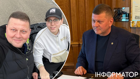 Залужний хотів би змусити сина поклястися повернути окуповані землі - але у нього дві доньки