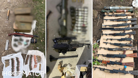 Понад 1000 одиниць зброї та боєприпасів: правоохоронці виявили 20 схованок з нелегальним озброєнням