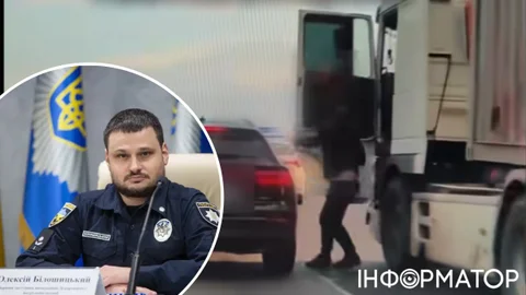 На трассе Киев-Одесса водитель фуры скрылся от инспекторов, запрыгнув пассажиром в Audi Q8: в полиции рассказали подробности