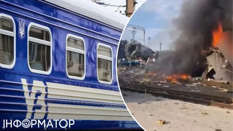 Атака БПЛА по железной дороге: на Харьковщине уничтожен вагон