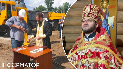 Будівництво Династії освячував священник УПЦ МП - Слідство.Інфо