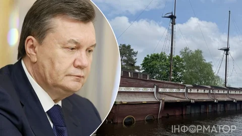 У Межигір’ї легендарний корабель-ресторан Януковича Ґалеон пішов на дно