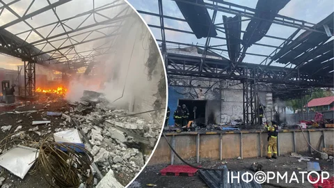 Российские дроны трижды за сутки ударили по депо Новой почты в Харькове