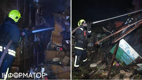 Дрони атакували Одесу - зруйновано будинок, палають склади та недобудована висотка