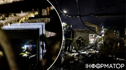 На Полтавщині внаслідок удару РФ зруйновано будинок - жінку врятували з-під завалів