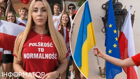 Кандидатка в мери Кракова в Польщі кинула в смітник прапор України