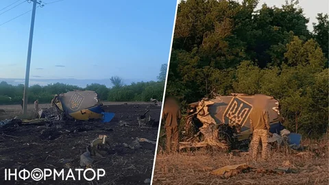 На месте авиатрощи под Хмельницким изучают самописцы – шокирующие фото с места трагедии