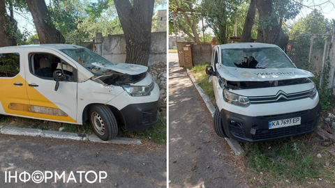 Росія вдарила по пересувному відділенні Укрпошти в Нікополі - водій отримав поранення