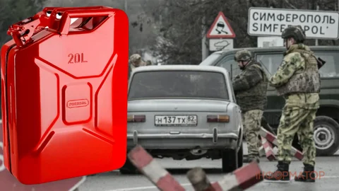 Барыга с канистрами - на самом деле прапорщик. Как топливный коллапс в Крыму лишит россиян стратегического резерва