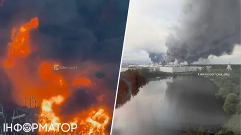 Добрі дрони атакували Московський НПЗ - у Капотні горять мінімум два резервуари