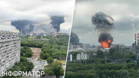 Московський НПЗ у вогні вдруге за тиждень - у Капотні декілька осередків загоряння у 18 км від Кремля