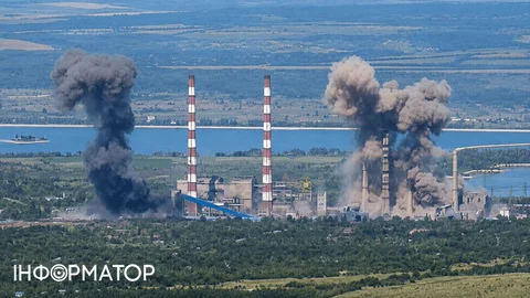 Росіяни стирають із землі Слов'янську ТЕС, готуючи плацдарм для наступу - Мучной