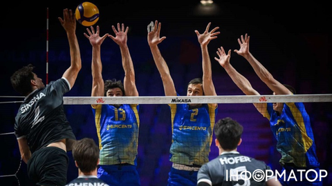 Україна обіграла Канаду та вийшла на перше місце Ліги націй з волейболу