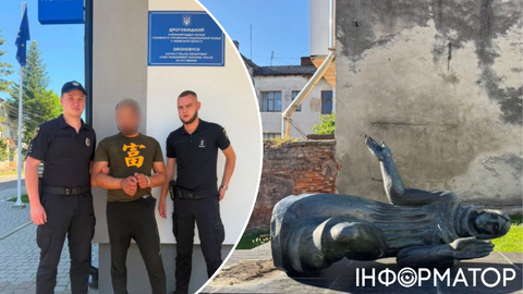 На Львівщині вандал повалив меморіал жертвам нацистських репресій - втік, але не надовго
