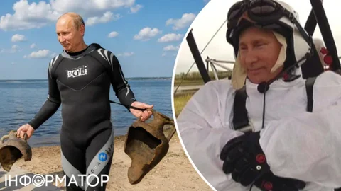 Підкладені амфори, відкати та травма спини - експіарник Шойгу розповів про пропаганду та мемний політ Путіна зі стерхами