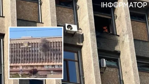 Росіяни вдарили по будівлі ОВА у Запоріжжі