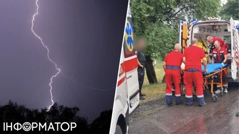 На Волині блискавка вдарила біля водойми — семеро постраждалих, серед них діти