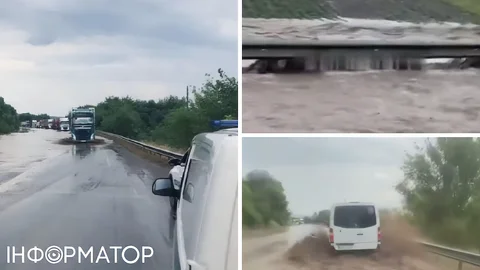 Трасса Ровно - Львов пошла под воду - масштабное подтопление из-за ливней на западе Украины
