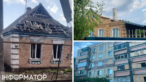 Ворог майже 20 разів атакував Дніпропетровщину - поранено чоловіка, пошкоджена АЗС