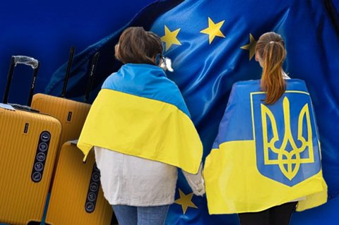 Страны ЕС согласовали продолжение защиты для украинских беженцев - но военнообязанных это не касается