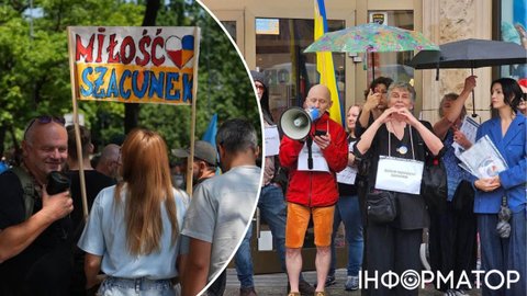 У Варшаві та Вроцлаві пройшли пікети на підтримку українців