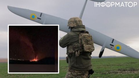 Дрони атакували Крим - під Сімферополем спалахнув логістичний центр