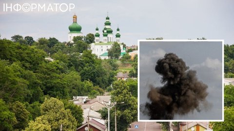 В Чернигове дрон РФ атаковал админздание в центре города