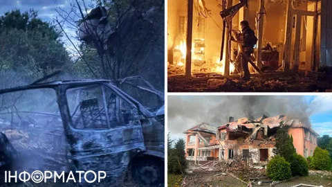 Росія атакувала Чернігівщину дронами - поранений чоловік, пошкоджені будинки, АЗС та енергооб'єкт