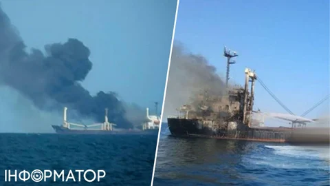 В Одеській затоці перекинувся й тоне пошкоджений ракетним ударом РФ суховантаж
