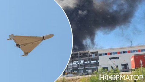 В Харькове вражеский удар уничтожил часть почтового терминала - загорелся масштабный пожар