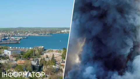 Керч і Феодосія під масованою атакою дронів - вибухи, пожежі, уражено підстанцію й НПЗ