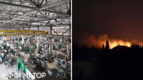 У Бердянську після вибуху на Азовкабелі спалахнула пожежа - уражено склад боєприпасів