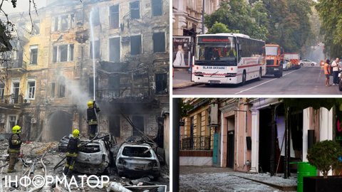 Історична частина Одеси - під вогнем після чергової атаки РФ