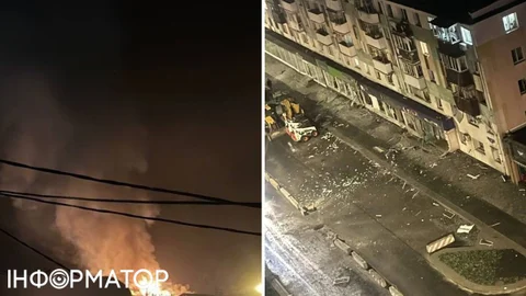 В Белгороде ночью раздалась серия мощных взрывов
