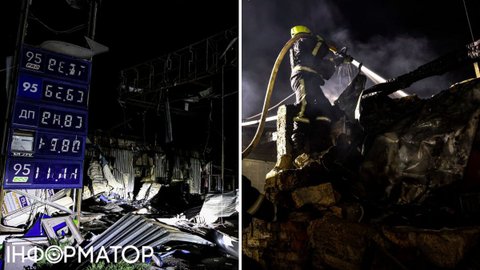 На Полтавщине в Опишнянской общине в результате атаки разрушены все АЗС