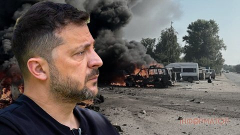 Відповімо за це - Зеленський емоційно відреагував на ракетний удар РФ по людному перехрестю у Печенігах на Харківщині