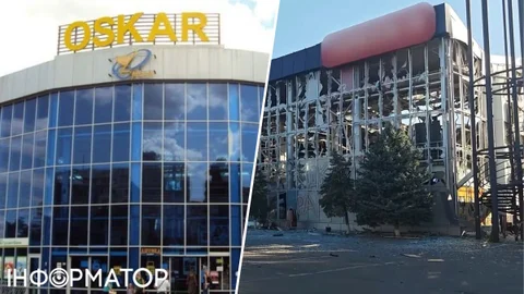 Росія вдарила дронами по торговому центру в Херсоні