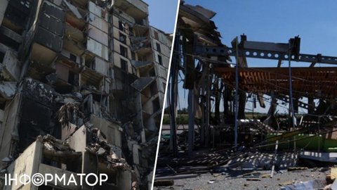 Россияне ударили дроном по АЗС возле жилого дома в Харькове