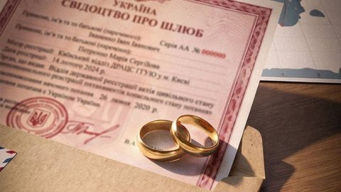 Укрпошта доставлятиме свідоцтва про шлюб у 48 країн світу
