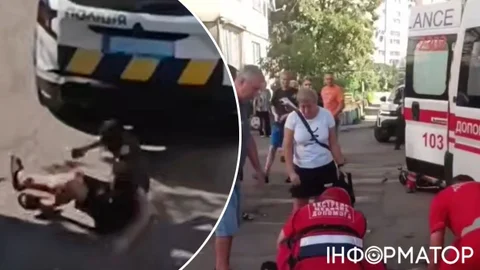На Дніпропетровщині під час мобілізації поліцейське авто двічі переїхало чоловіка