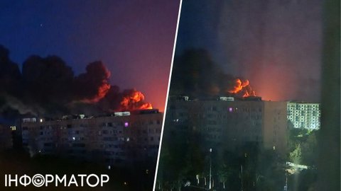 В окупованому Маріуполі дрони атакували ТЦ Галактика, який використовували військові РФ