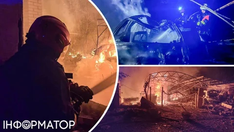 РФ вдарила по двох районах Одещини - горіли будинки та автівки