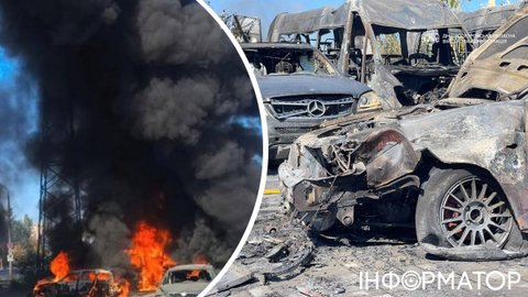 Росіяни влучили по заводу Олейни майже у центрі Дніпра, також постраждали десятки автівок