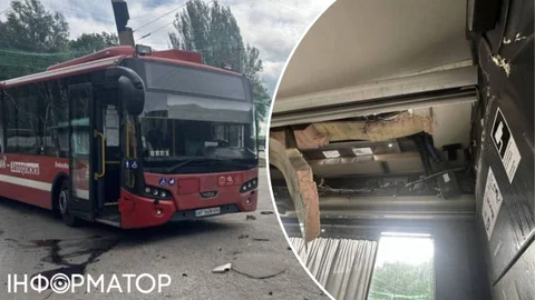 Росія знов вдарила дроном по автобусу з людьми у Запоріжжі