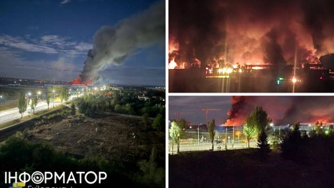 В окупованому Луганську спалахнув ТЦ Стройцентр, що використовувався як логістичний хаб окупантів