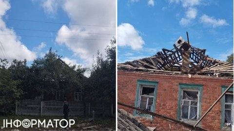 РФ трижды атаковала Золочев в Харьковской области - раненый мужчина, у женщины - острая реакция на стресс