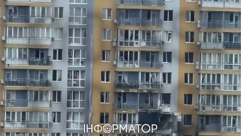 В Одесі приліт по ЖК - місцеві пабліки показали кадри прильоту