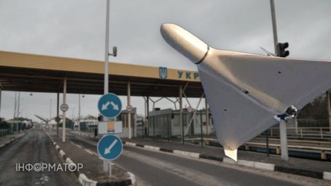Удар російського дрона пошкодив пункт пропуску Ягодин на Волині біля кордону з Польщею