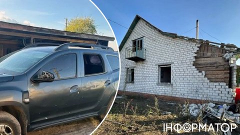Россияне дважды ударили по селу на Черниговщине - повреждены дома и авто