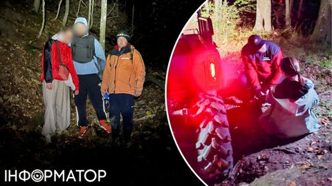 У горах на Львівщині травмувалася туристка, ще двоє заблукали